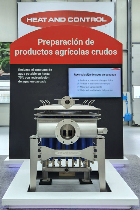 Proceso de recirculación de agua en cascada