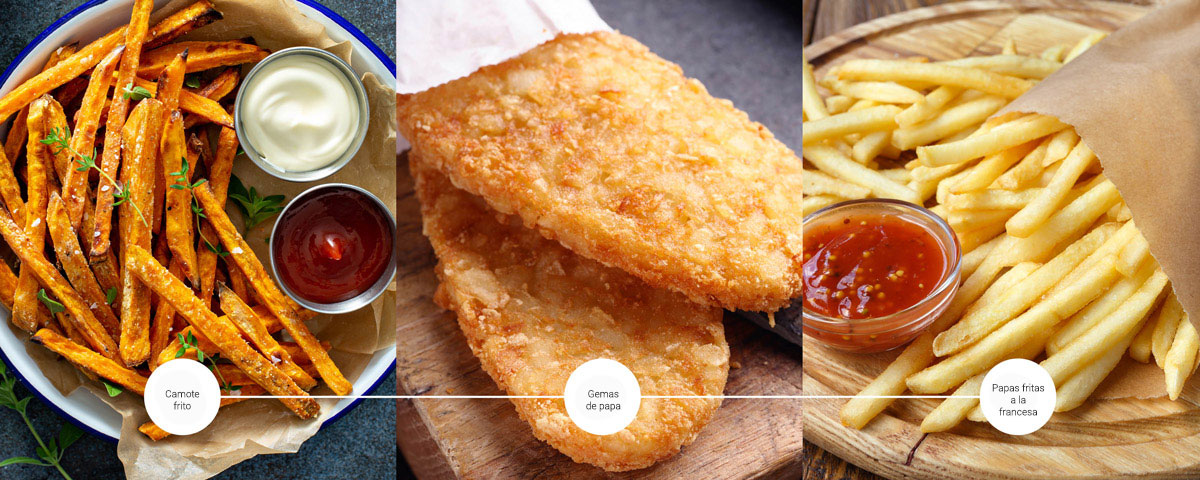 Productos de patata de Tek-Dry Systems