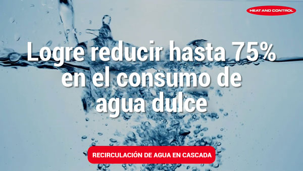 Video de recirculación de agua en cascada